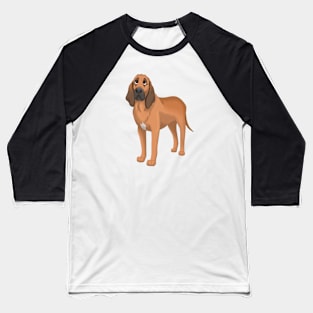 Bloodhound Dog Baseball T-Shirt